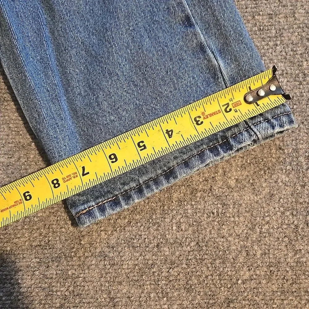 Levi’s 505 Denim Jeans Mens 34x29 Blue Classic 5 Pocket Straight Leg Casual